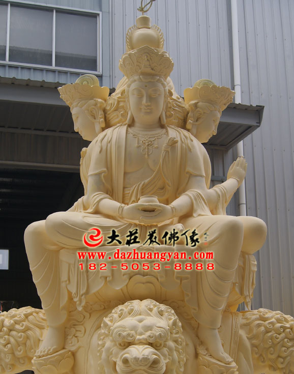 十方文殊脱胎佛像(双手托钵文殊近照) 十方文殊脱胎佛像(双手托钵文殊近照)