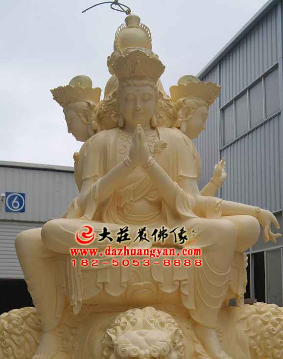 十方文殊脱胎佛像(双手合掌文殊近照) 十方文殊脱胎佛像(双手合掌文殊近照)