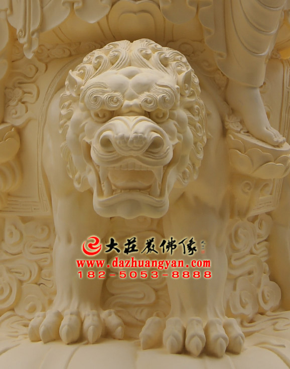 十方文殊脱胎佛像局部特写 十方文殊脱胎佛像局部特写