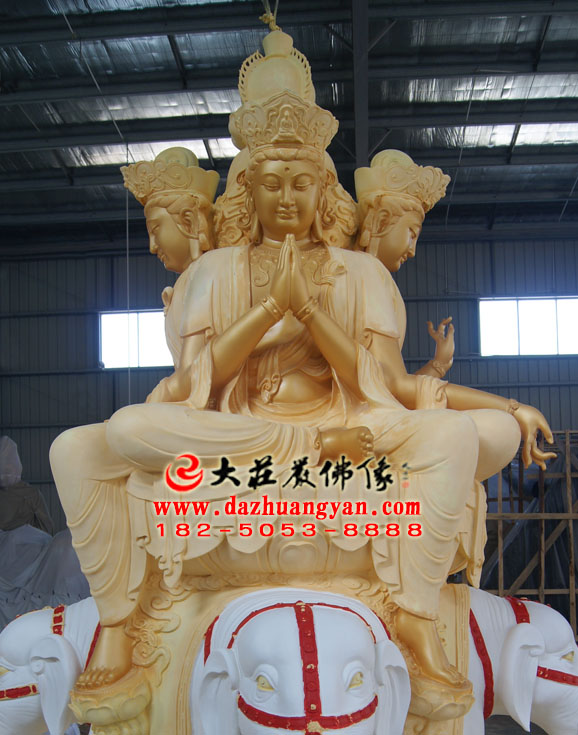 十方普贤脱胎佛像(普贤双手合掌近照) 十方普贤脱胎佛像(普贤双手合掌近照)