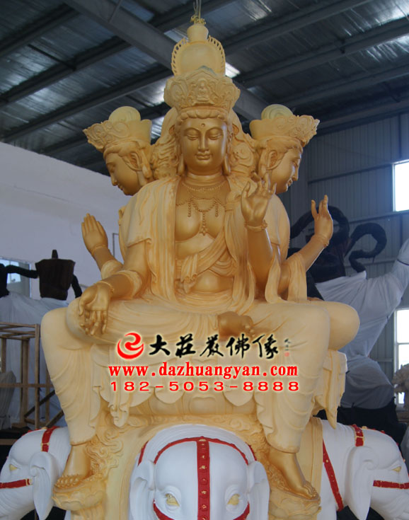 十方普贤脱胎佛像(中品下生手印) 十方普贤脱胎佛像(中品下生手印)
