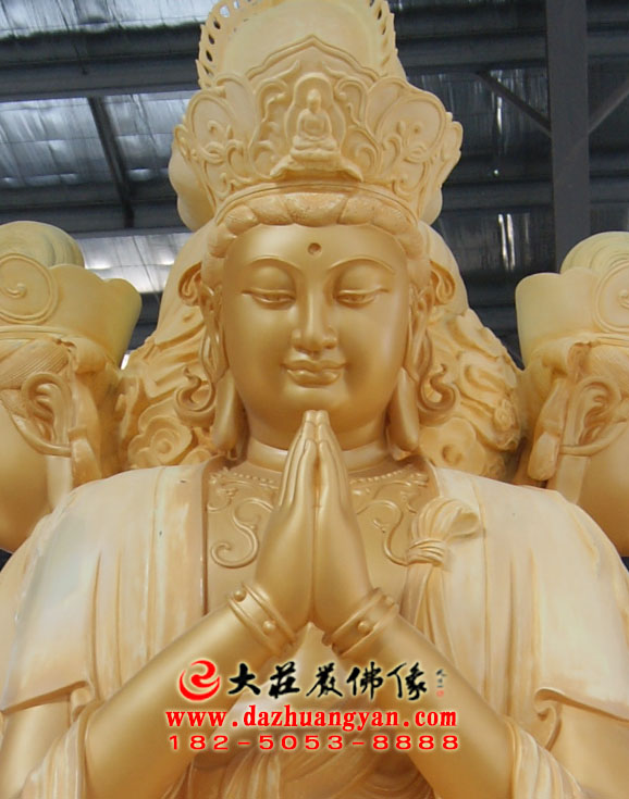十方普贤脱胎佛像特写 十方普贤脱胎佛像特写