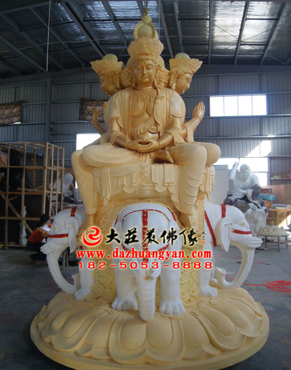 十方普贤脱胎佛像(双手托钵) 十方普贤脱胎佛像(双手托钵)