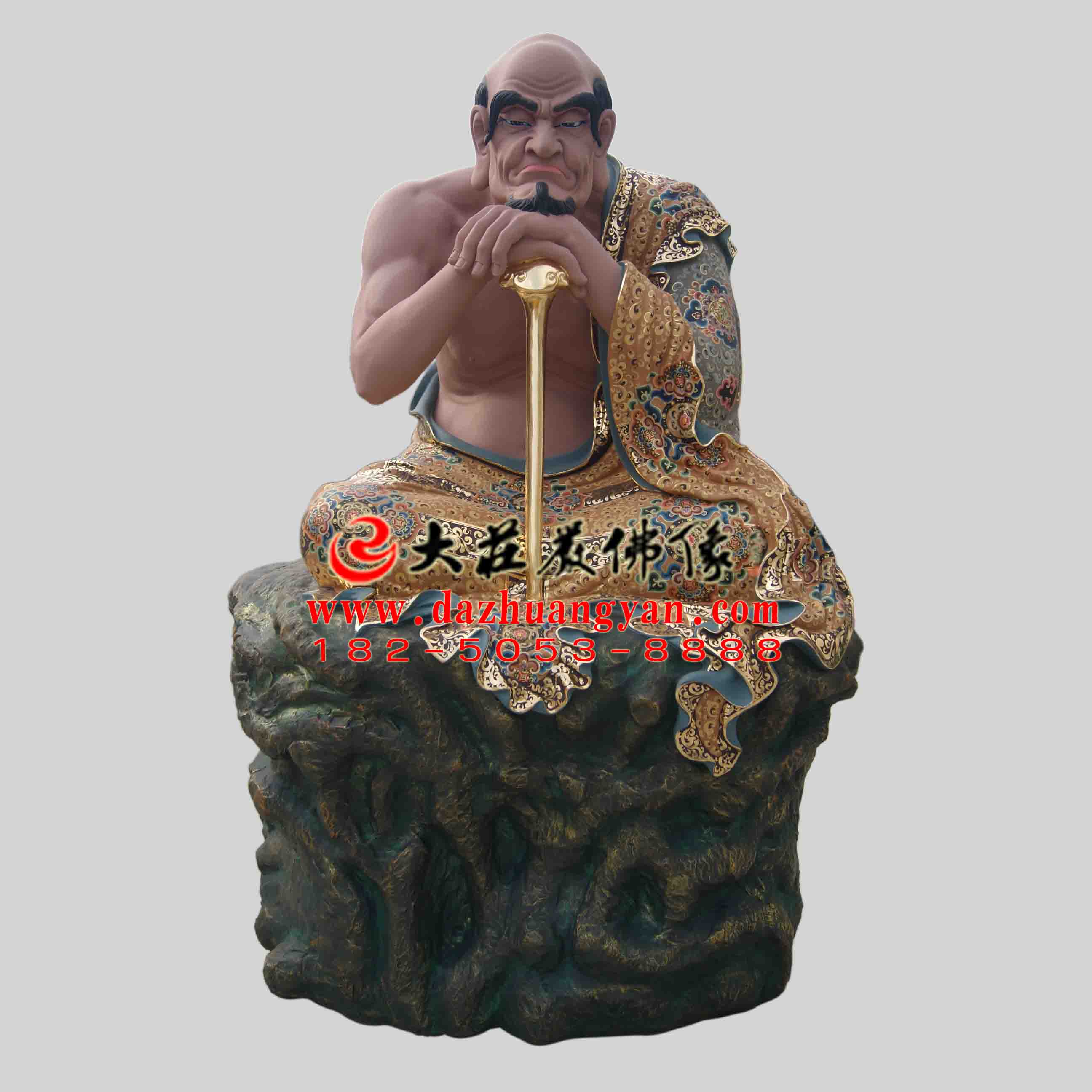 注茶半托迦尊者彩绘佛像 注茶半托迦尊者彩绘佛像