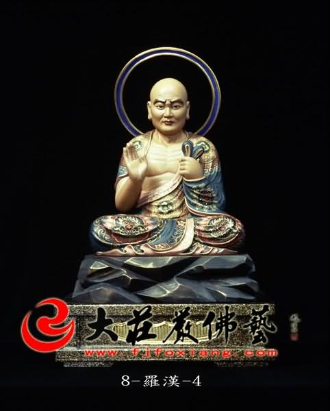 铜雕脱胎罗汉
