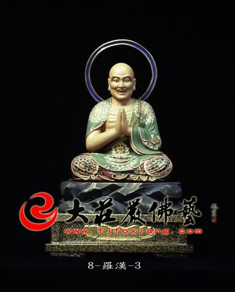 铜雕脱胎罗汉