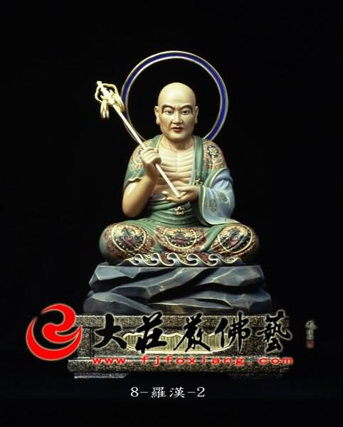 铜雕脱胎罗汉