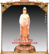 脱胎极彩净瓶观音