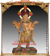 木雕极彩十二药叉之迷企罗【1808】