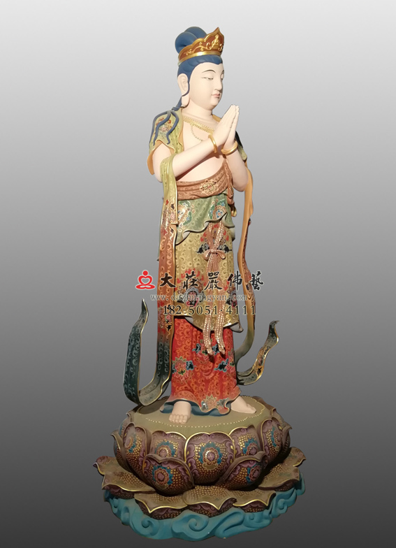 八大菩萨之观世音普渡彩绘佛像