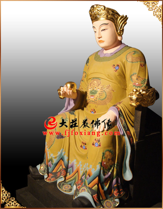 五路财神之东路财神萧升彩绘神像