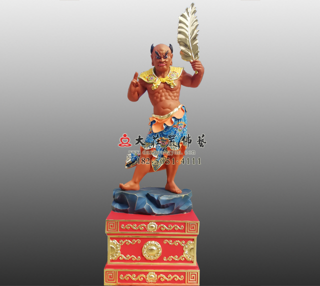 <b>铜雕道教雨神彩绘神像</b>