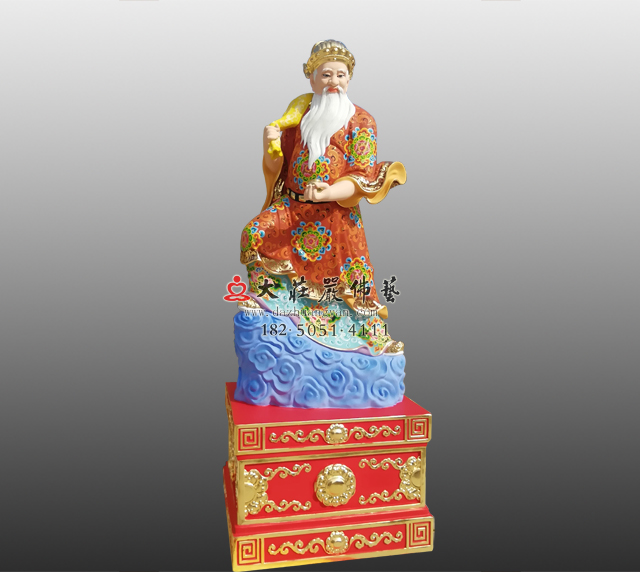 <b>铜雕风神彩绘神像</b>