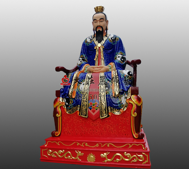 <b>三清之元始天尊彩绘神像</b>