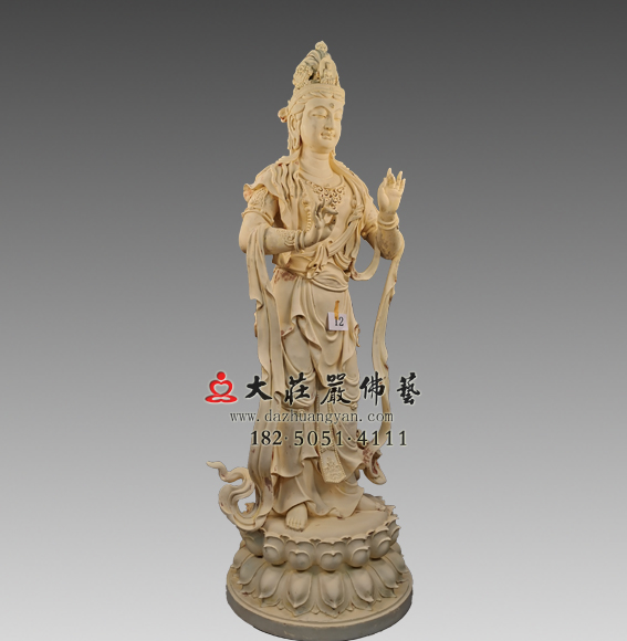 三十三观音之水月观音左侧照
