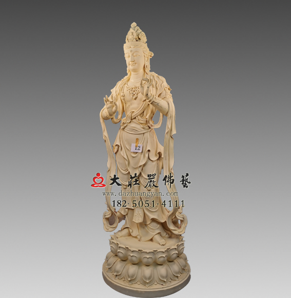 三十三观音之水月观音塑像右侧照