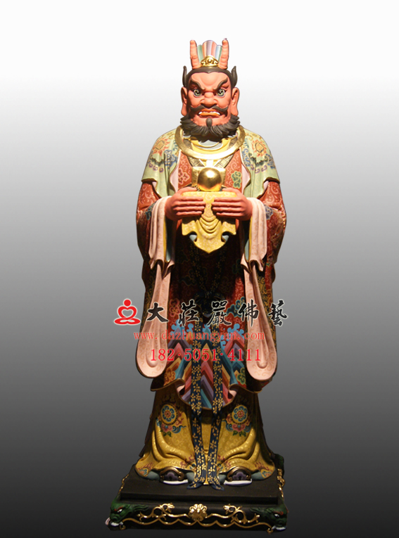南海龙王敖钦塑像 四海龙王神像雕塑定制