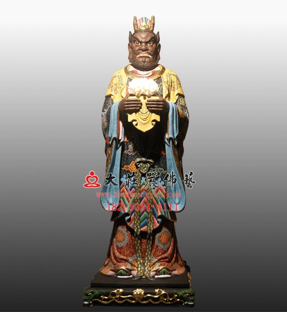 西海龙王敖闰塑像 西海龙王敖闰
