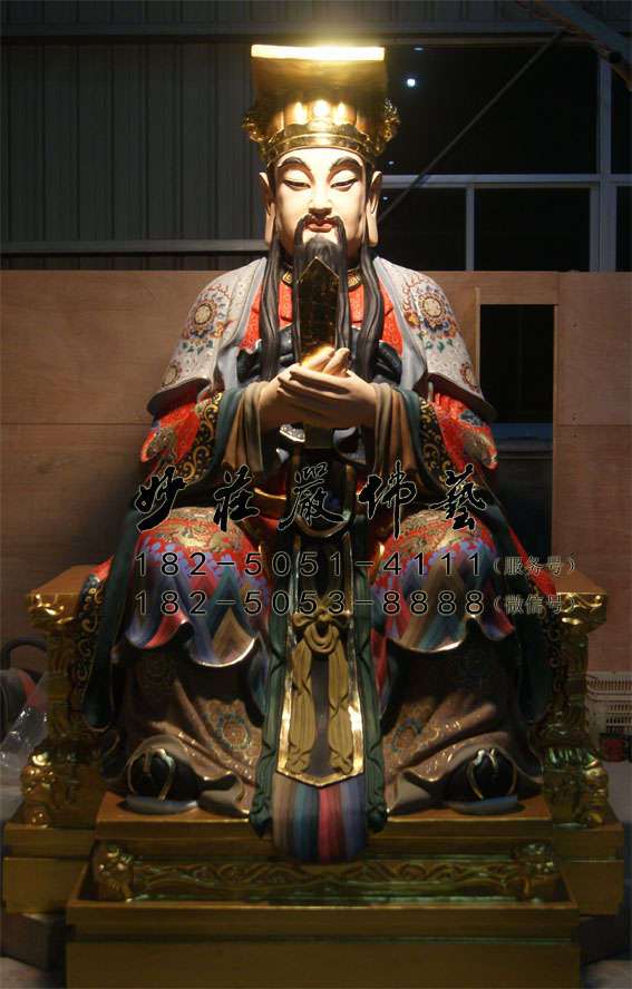 水官大帝神像现场实拍图