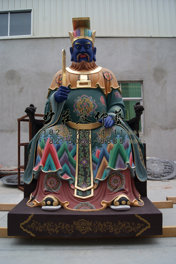 宋帝王神像现场实拍图