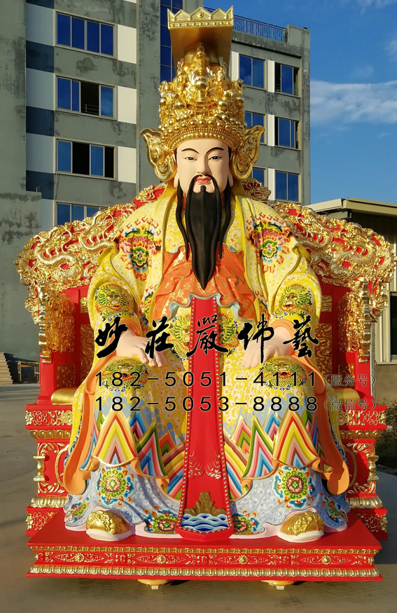 玉皇大帝神像现场实拍图
