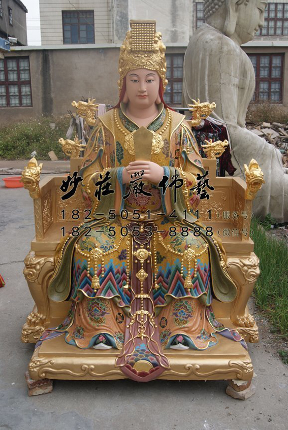 顺天圣母神像现场实拍图