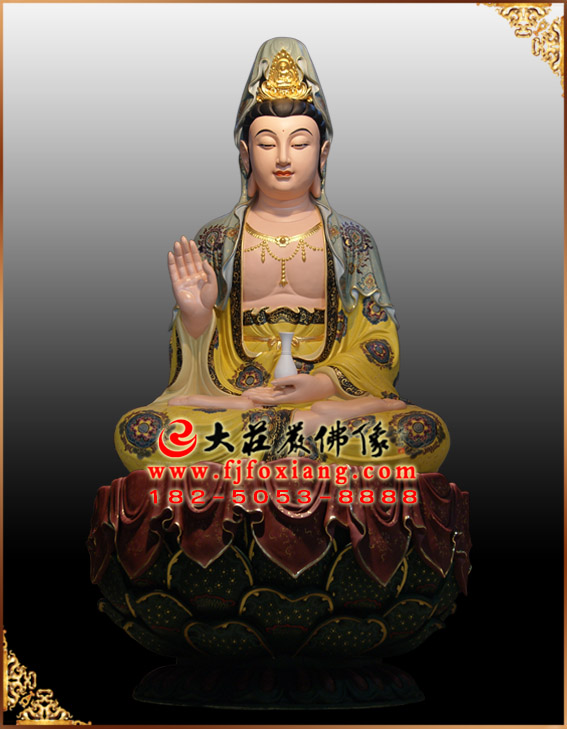 净瓶观音佛像