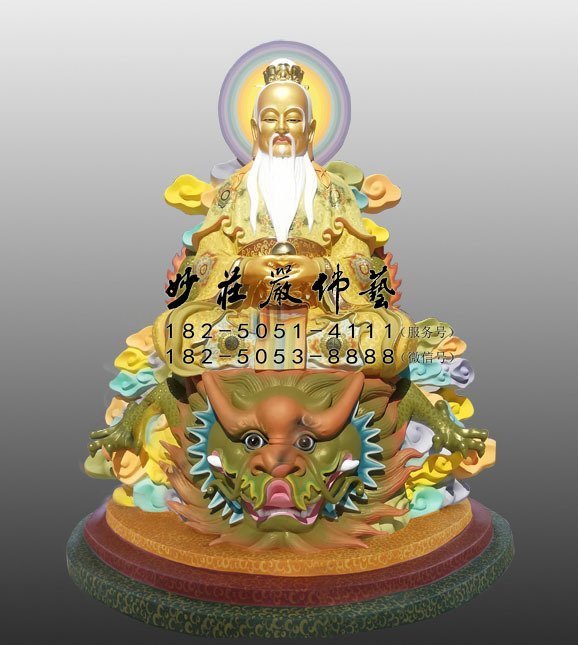 鸿钧老祖神像