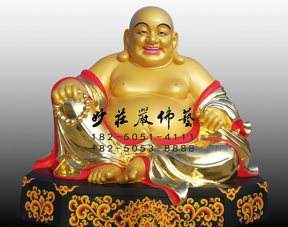 弥勒佛彩绘佛像