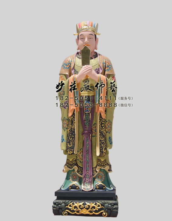 帝释天彩绘佛像