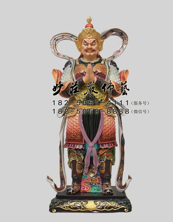 大梵天彩绘佛像