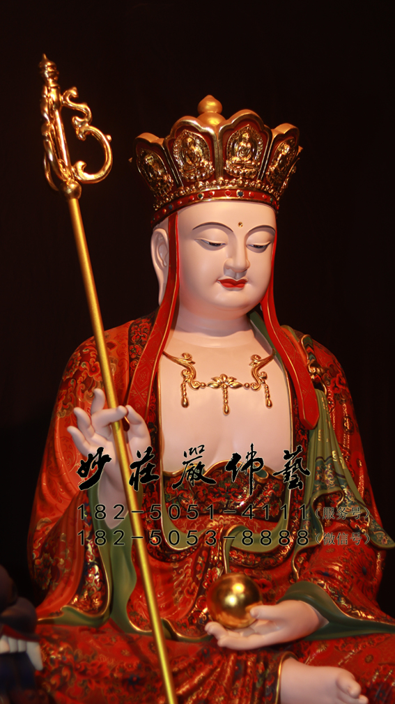 地藏菩萨左侧照