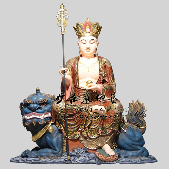 铜雕地藏菩萨佛像