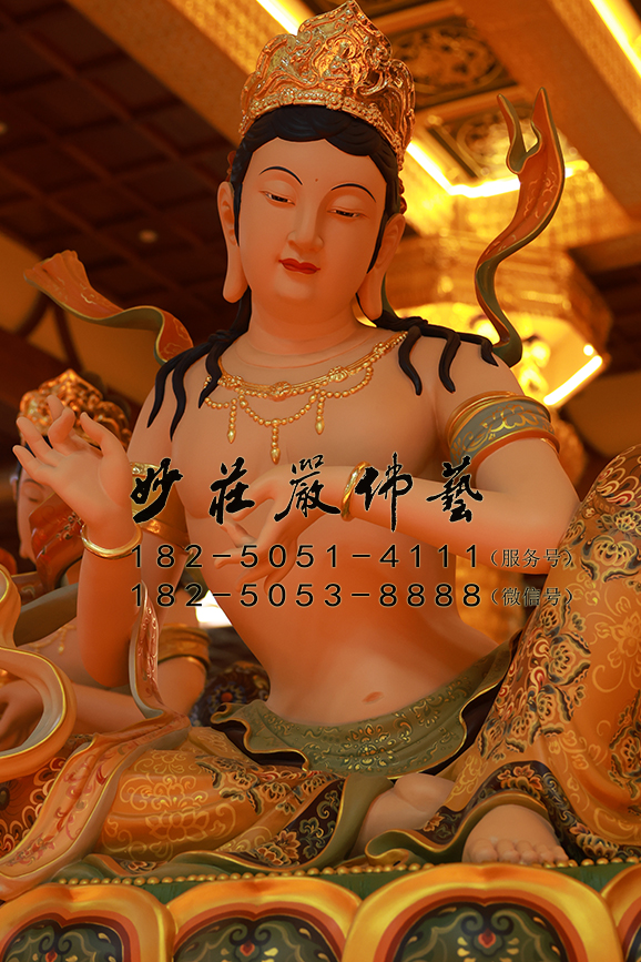 供养菩萨近照特写 供养菩萨近照实拍图