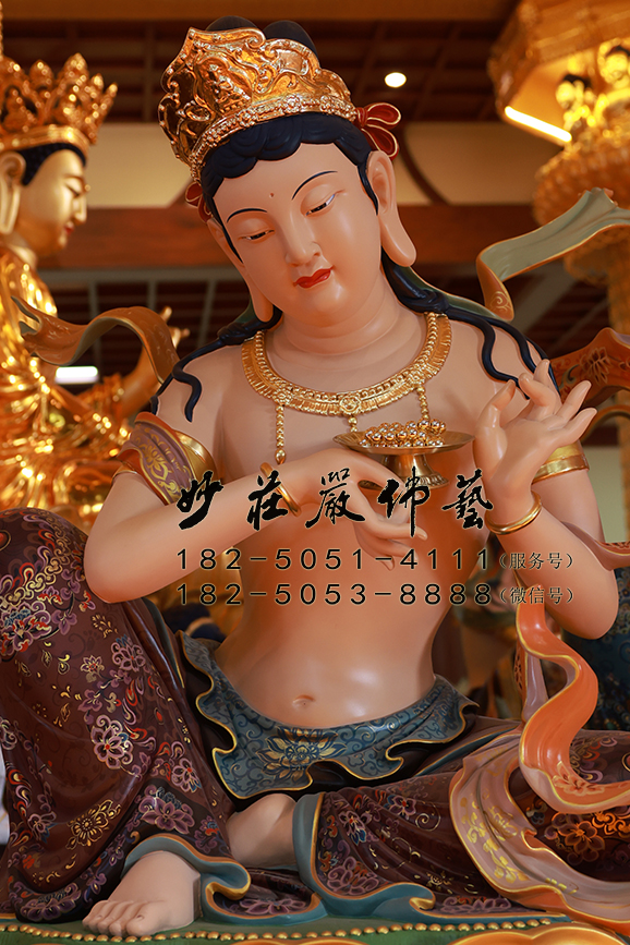 贡宝供养菩萨 贡宝供养菩萨雕塑