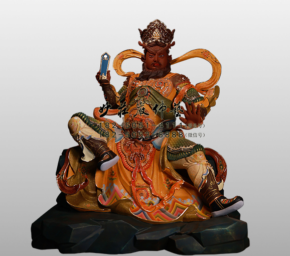 龙王雕塑 铜雕龙王佛像 龙王塑像