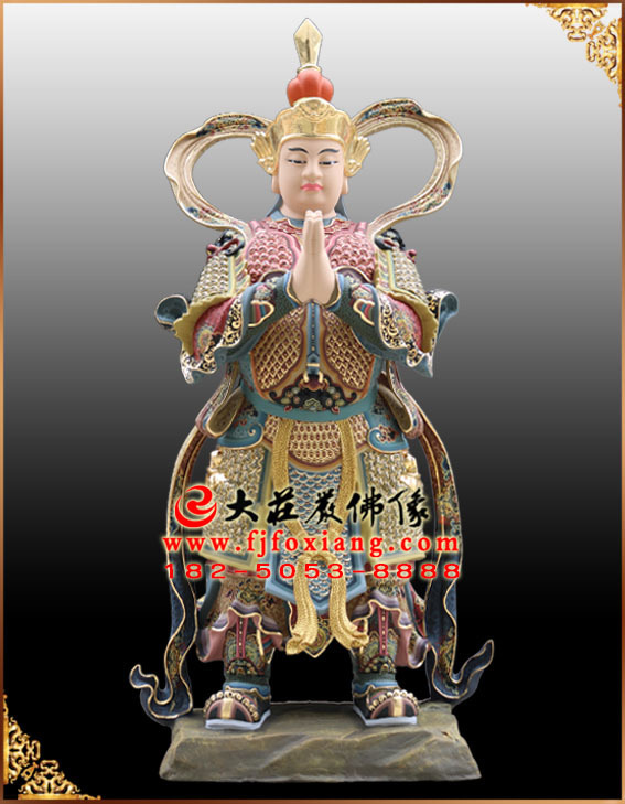韦陀菩萨雕塑