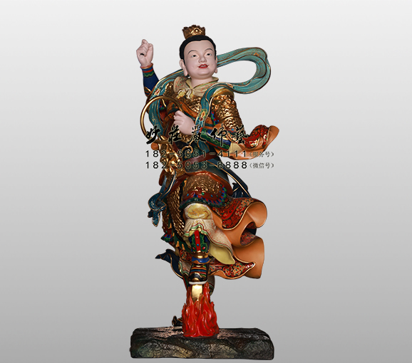 哪吒神像 铜雕哪吒塑像 哪吒雕塑