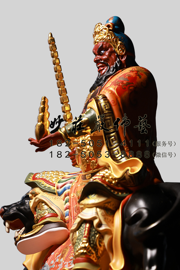 赵公明侧面近照