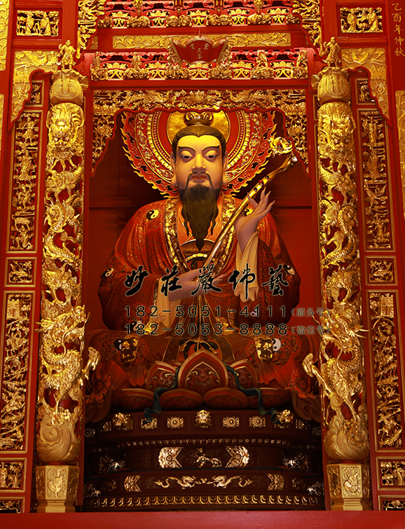 ‌铜雕灵宝天尊‌神像 ‌灵宝天尊‌雕塑 ‌灵宝