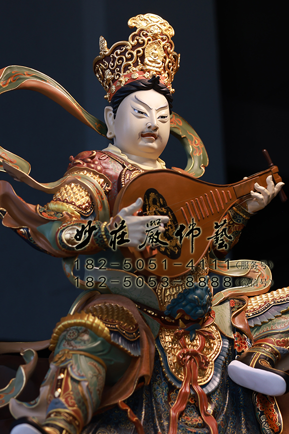 持国天王左侧照 持国天王左侧实拍