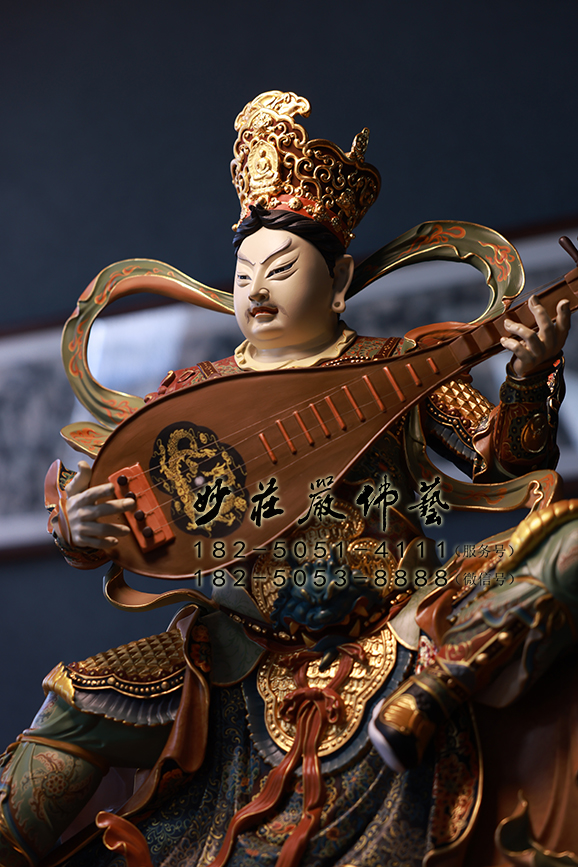 持国天王右侧实拍 持国天王右侧照