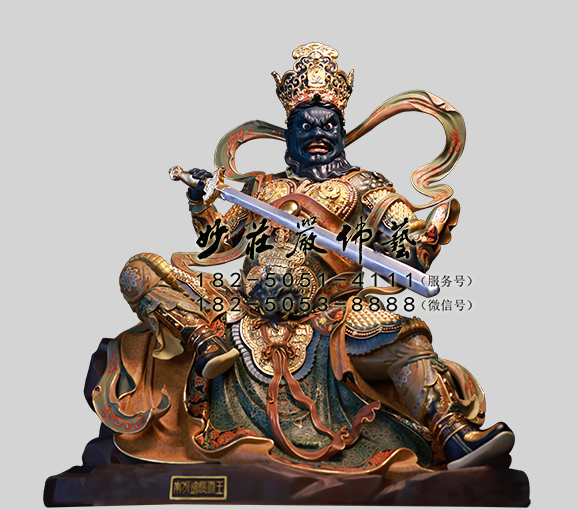 四大天王之增长天王佛像