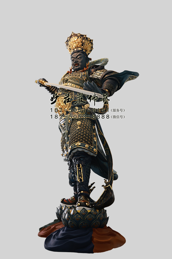 增长天王侧面照