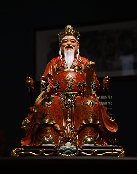 土地公彩绘像
