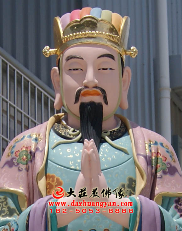 生漆脱胎大自在天彩绘佛像特写 生漆脱胎大自在天彩绘佛像特写