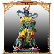 生漆脱胎招杜罗大将彩绘佛像【1805】