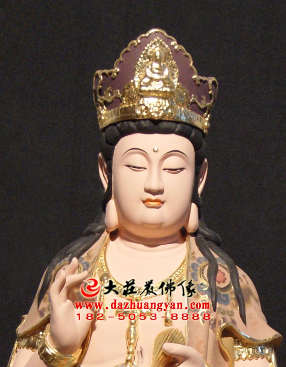 生漆脱胎大自在天身彩绘塑像特写 生漆脱胎大自在天身彩绘塑像特写